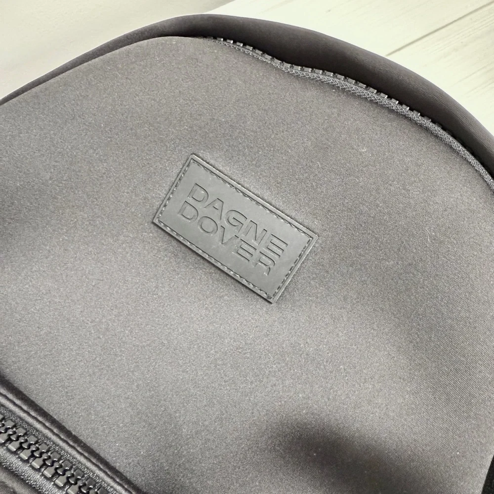 Dagne Dover Dakota Medium Neoprene  Black Backpack - Picture 4 of 6